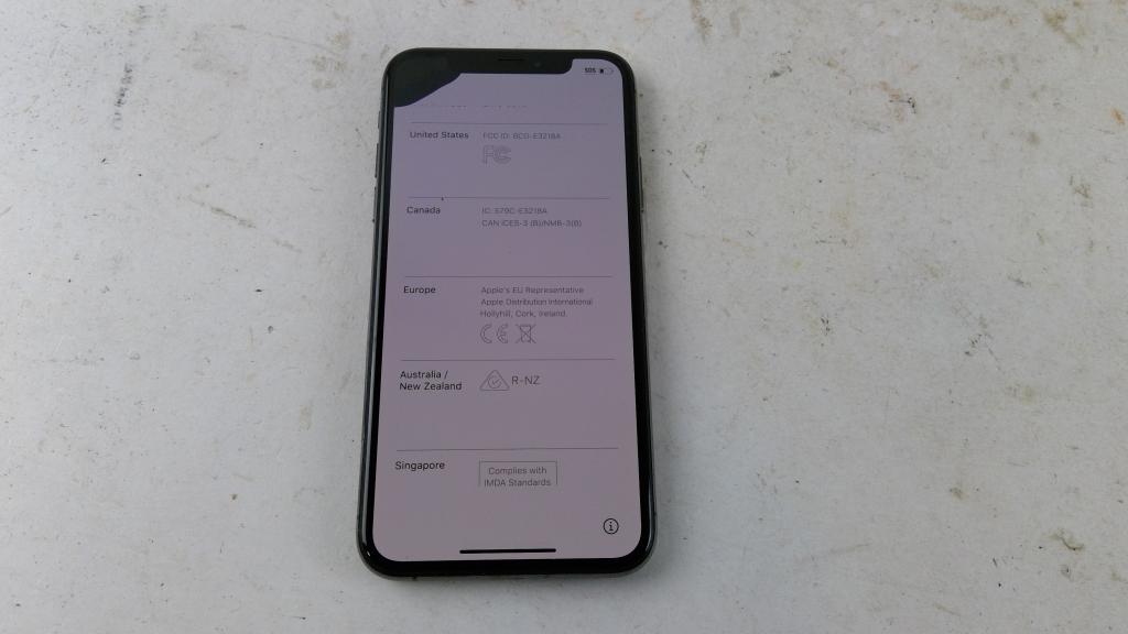 Apple IPhone XS, Activation Locked, Sold For Parts