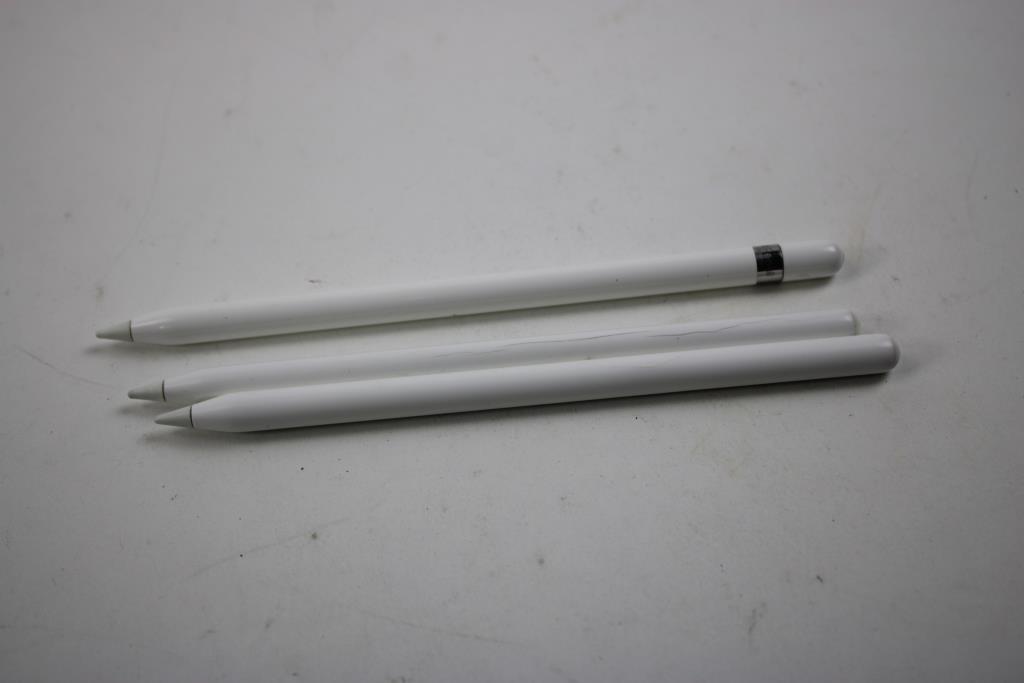 Apple Pencils, (1st Gen, 2nd Gen), 3 Pieces