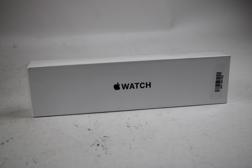 Apple Watch SE Space Gray Aluminum Case Midnight Spot Band 44mm