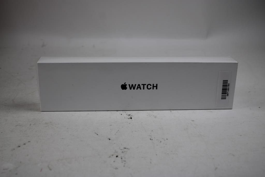 Apple Watch SE Space Gray Aluminum Midnight Case Sport Band 44mm