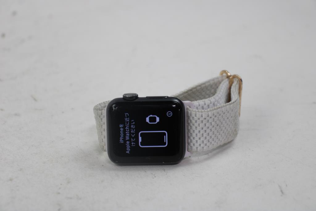 Apple Watch Series 3 (GPS), 38mm Aluminum Case, Band (Ajustable ) - Activation Locked - SOLD FOR PARTS ONLY
