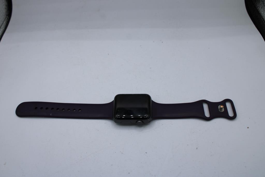 Apple Watch Series 3 (GPS), 42mm Aluminum Case, - Locked To Owner - SOLD FOR PARTS ONLY