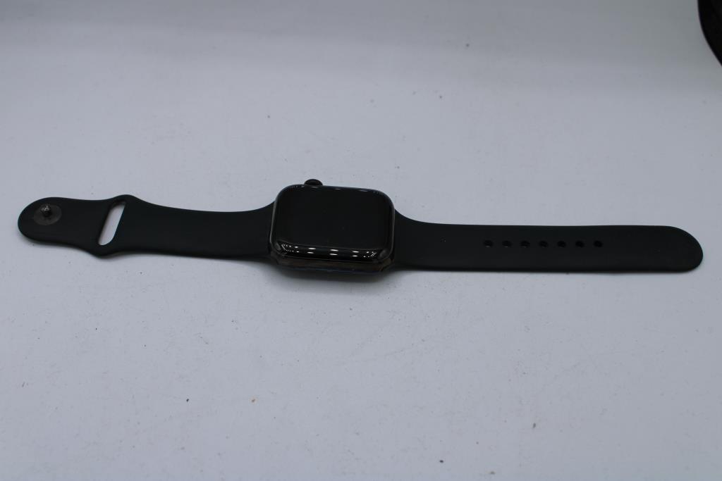 Apple Watch Series 6 (GPS + LTE), 44mm Stainless Steel Case, Band (S/M ) - Locked To Owner - SOLD FOR PARTS ONLY