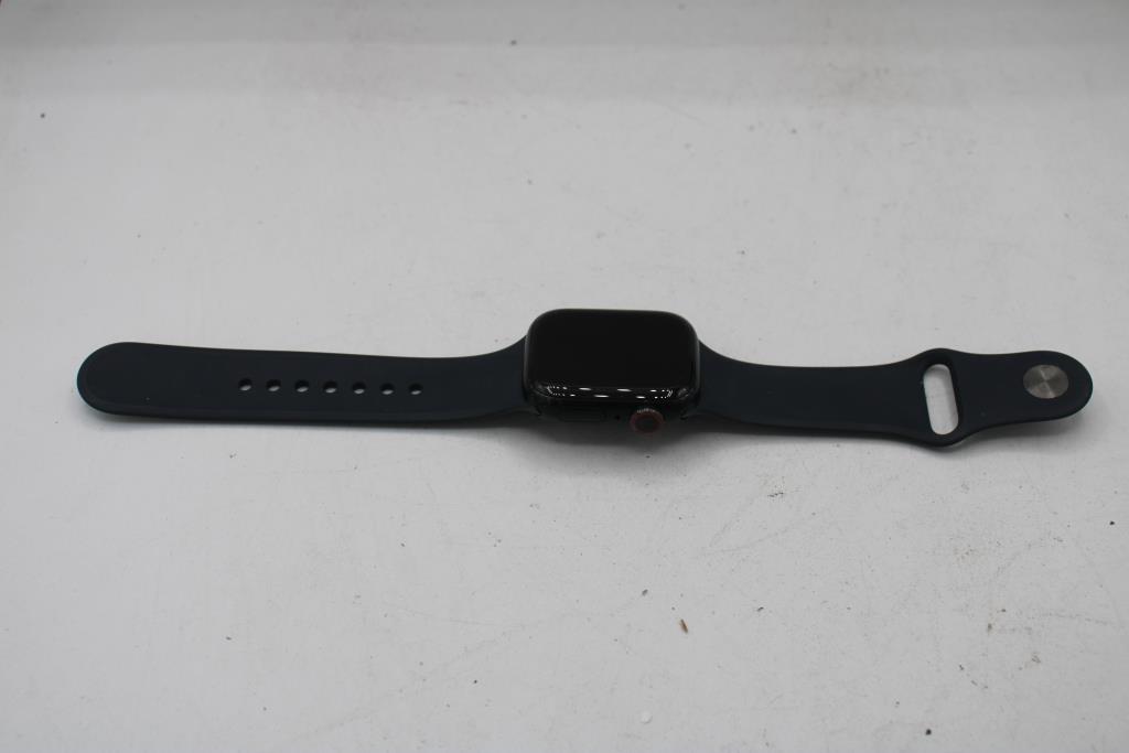 Apple Watch Series 7 (GPS + LTE), 44mm Aluminum Case, Band (S/M) - Locked To Owner - SOLD FOR PARTS