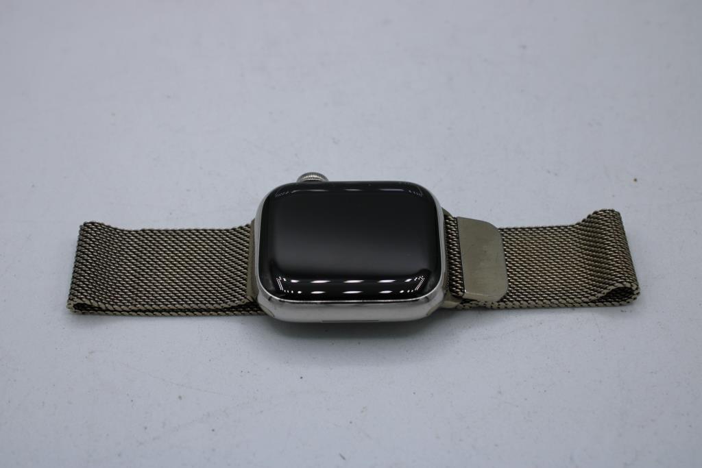Apple Watch Series 8 (GPS + LTE), 41mm Stainless Steel Case, Band (Ajustable) - Locked To Owner -  SOLD FOR PARTS ONLY