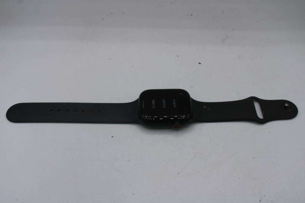 Apple Watch Series 8 (GPS + LTE), 45mm Aluminum Case, Band (S/M) - Activation Locked - SOLD FOR PARTS ONLY