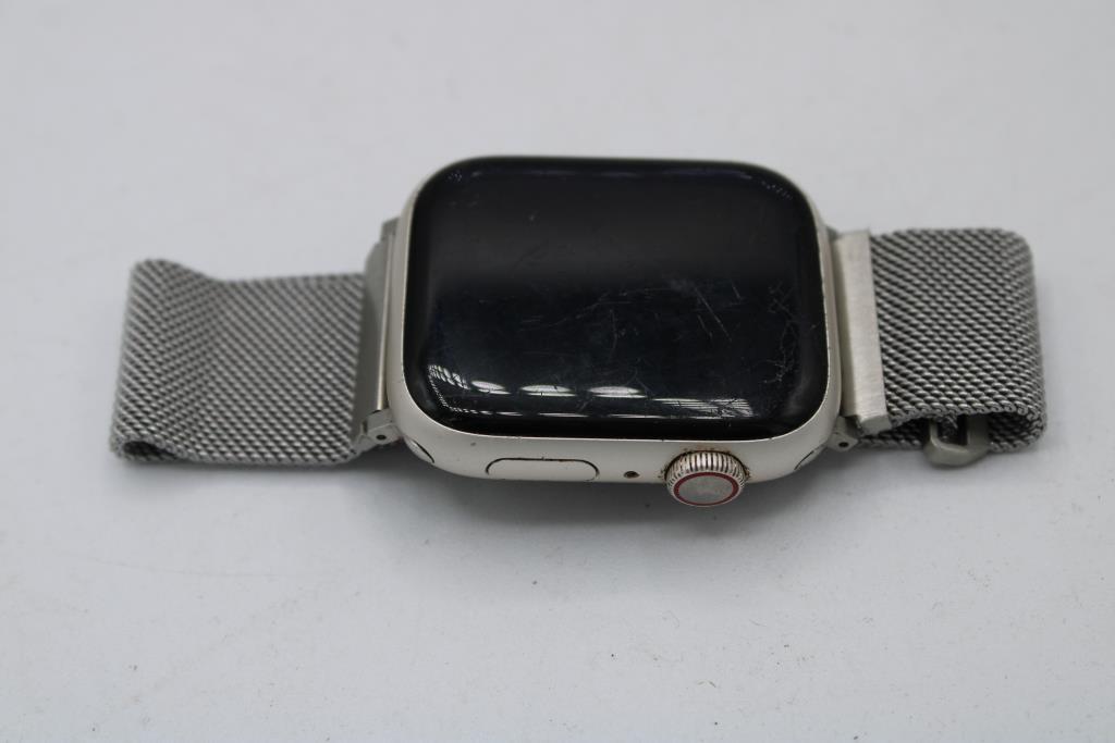 Apple Watch Series 9 (GPS + LTE), 45mm Aluminum Case, Band (Adjustable ) - Locked To Owner - SOLD FOR PARTS ONLY