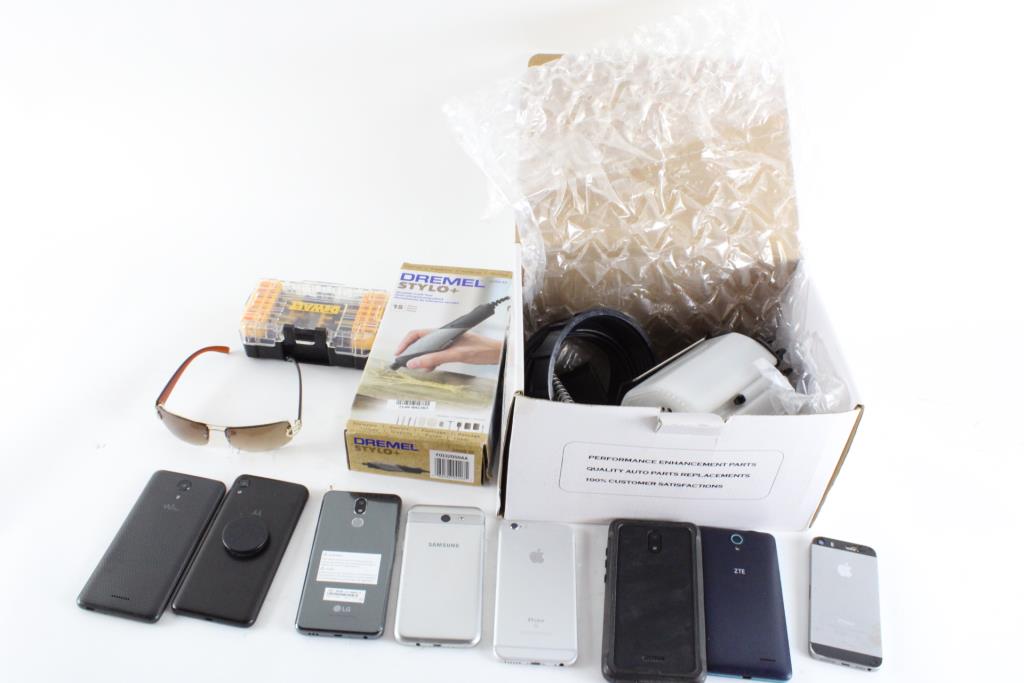 Apple/Samsung Phones, Dremel Craft Tool And More, 6+ Pieces Property Room