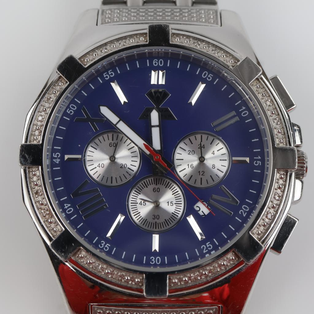 Aqua Master Diamond Accent Watch