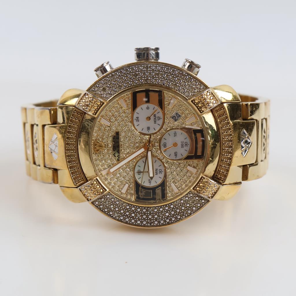 Aqua Master Diamond Accent Watch