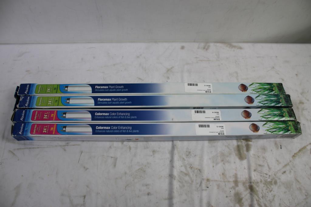 Aqueon 24"L Aquarium Lamps, Aquarium Air Pump, Stream Pump, 6 Pieces