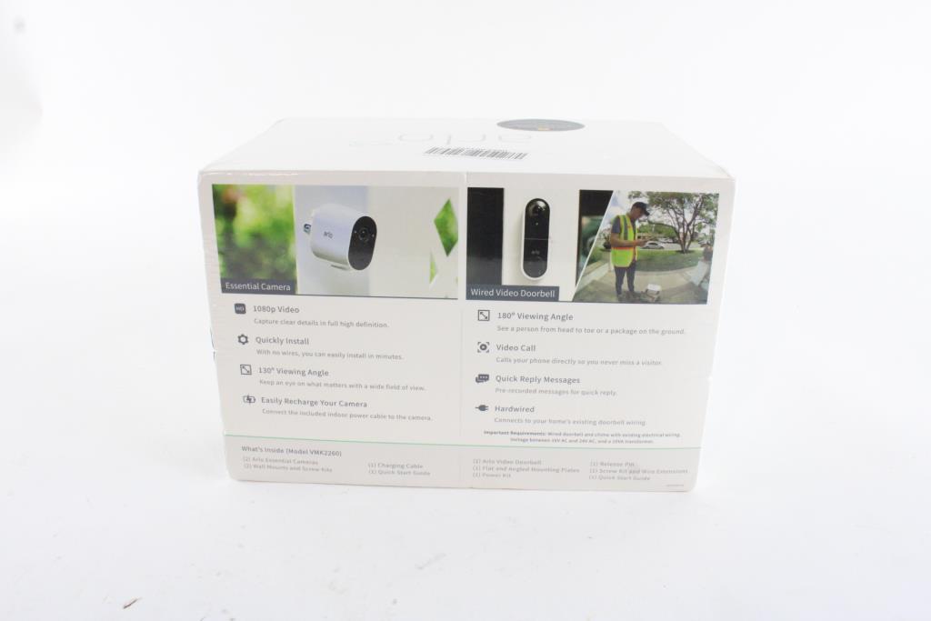 Arlo Essential Security Camera Bundle Property Room