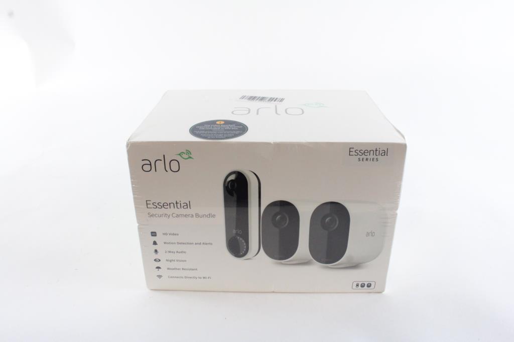 Arlo Essential Security Camera Bundle Property Room