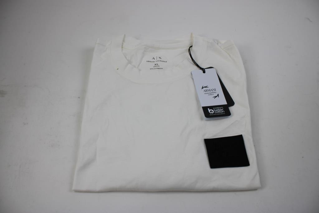 Armani Exchange Regular Fit T-Shirt With Patch For Men Size XL