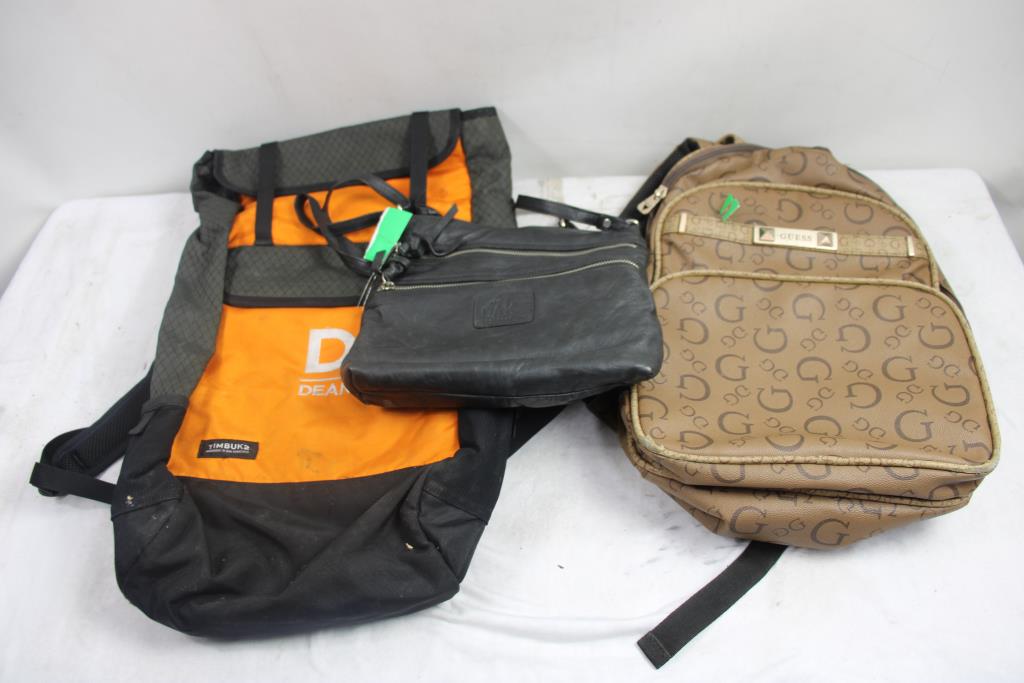 Assorted Bags Lot, 9 Pieces