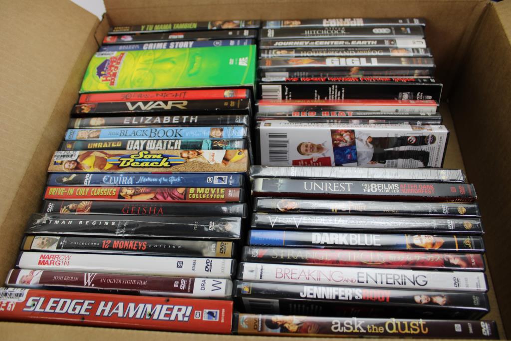 Assorted DVD Movies, 42 Pieces