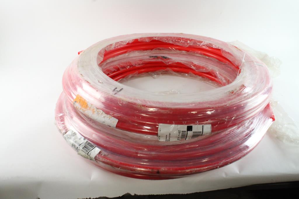 Assorted pex piping unknown application property room