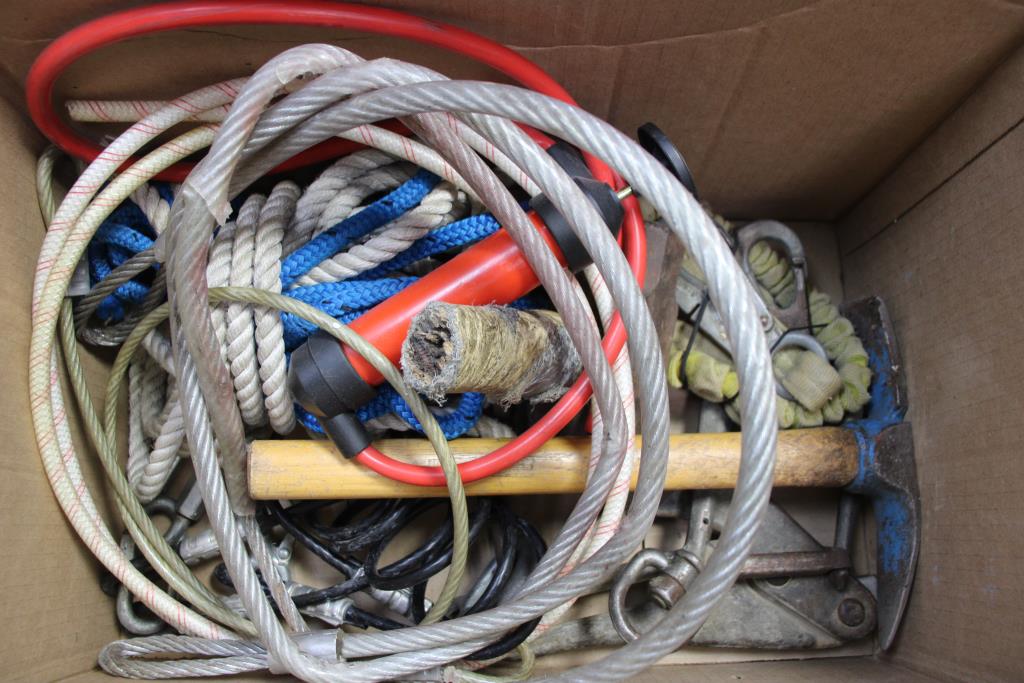 Assorted Rope And Wire + Air Compressor | Property Room