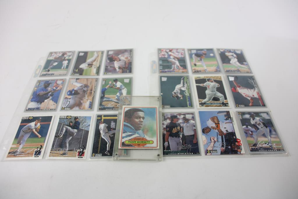 Assorted Sport Trading Cards, 35+ Pieces Property Room