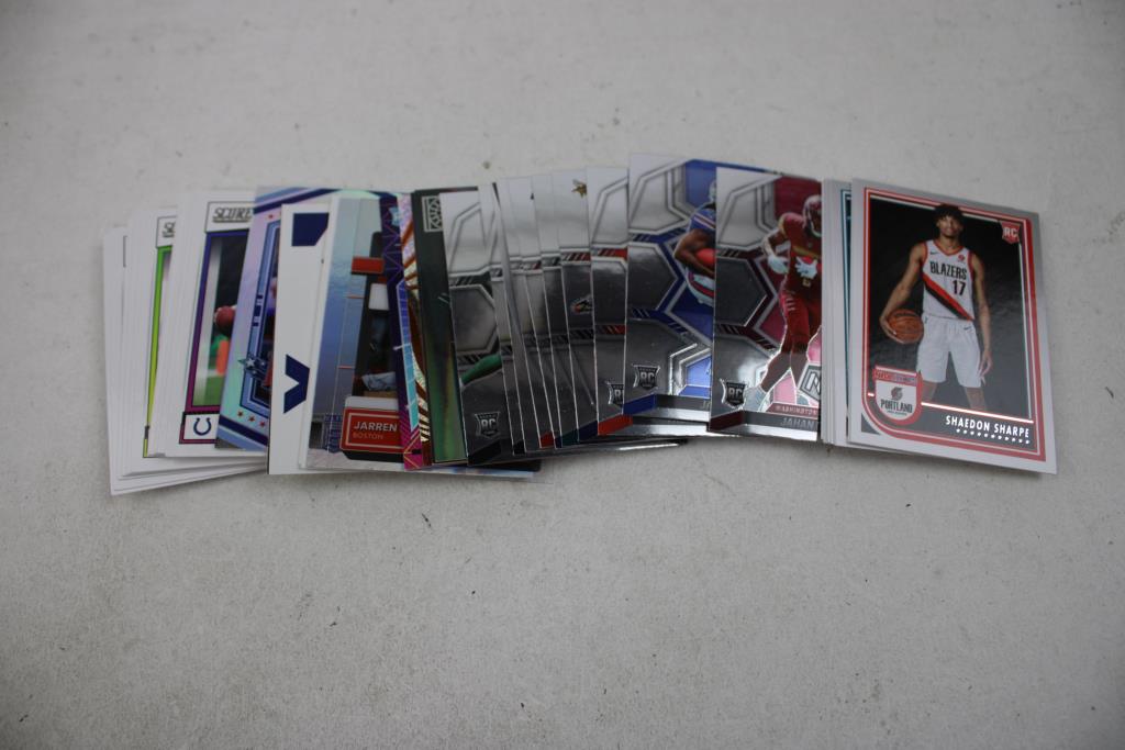 Assorted Sports Trading Card Lot, 30+ Cards