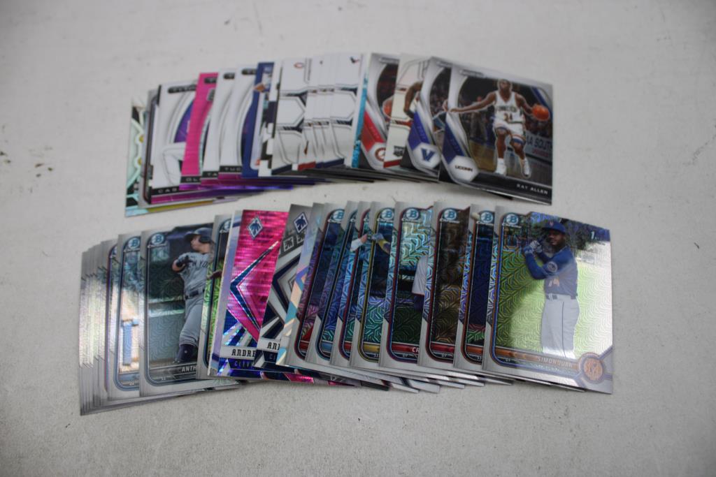 Assorted Sports Trading Card Lot, 30+ Cards