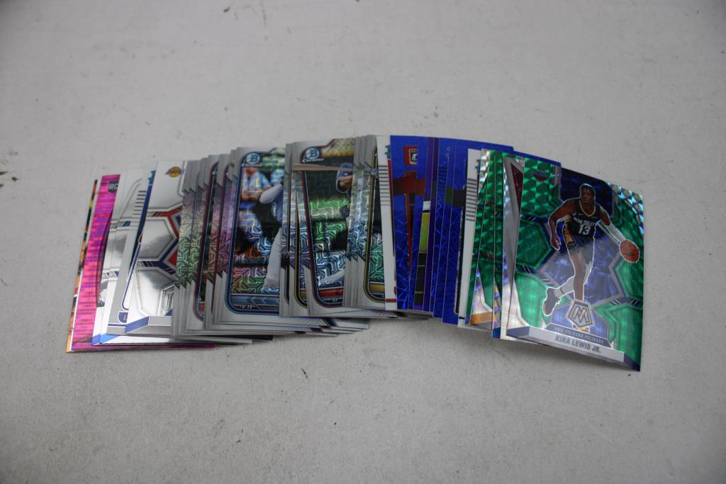 Assorted Sports Trading Card Lot, 30+ Cards