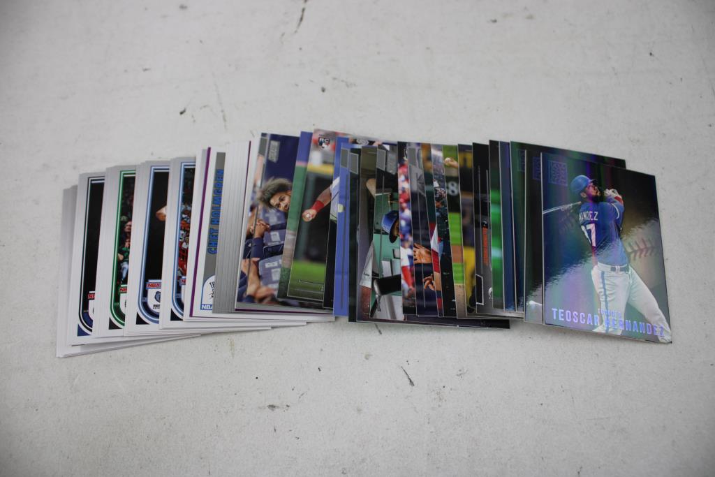 Assorted Sports Trading Card Lot, 30+ Cards