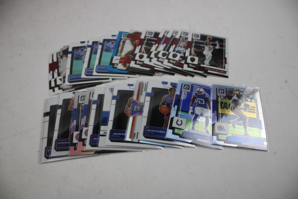 Assorted Sports Trading Cards, 25+