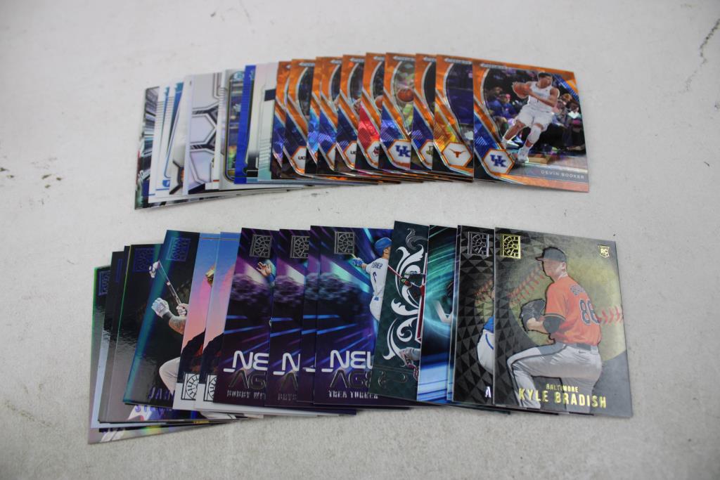 Assorted Sports Trading Cards, 30+