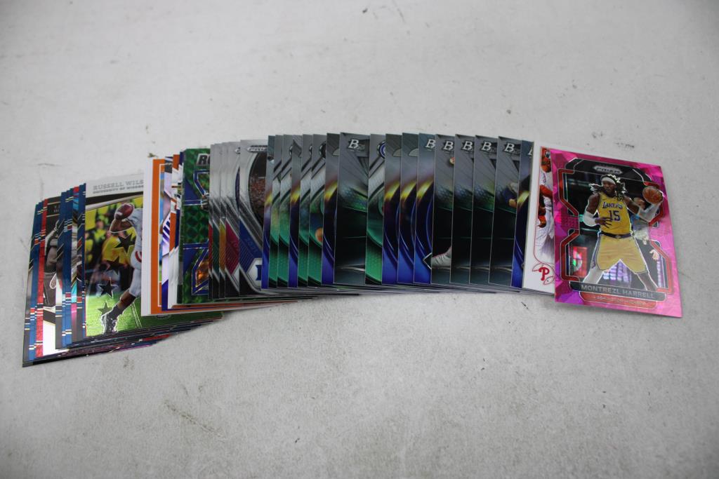 Assorted Sports Trading Cards, 30+