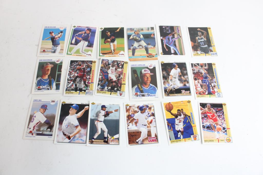 Assorted Vintage Sports Cards, 300+ Pieces Property Room