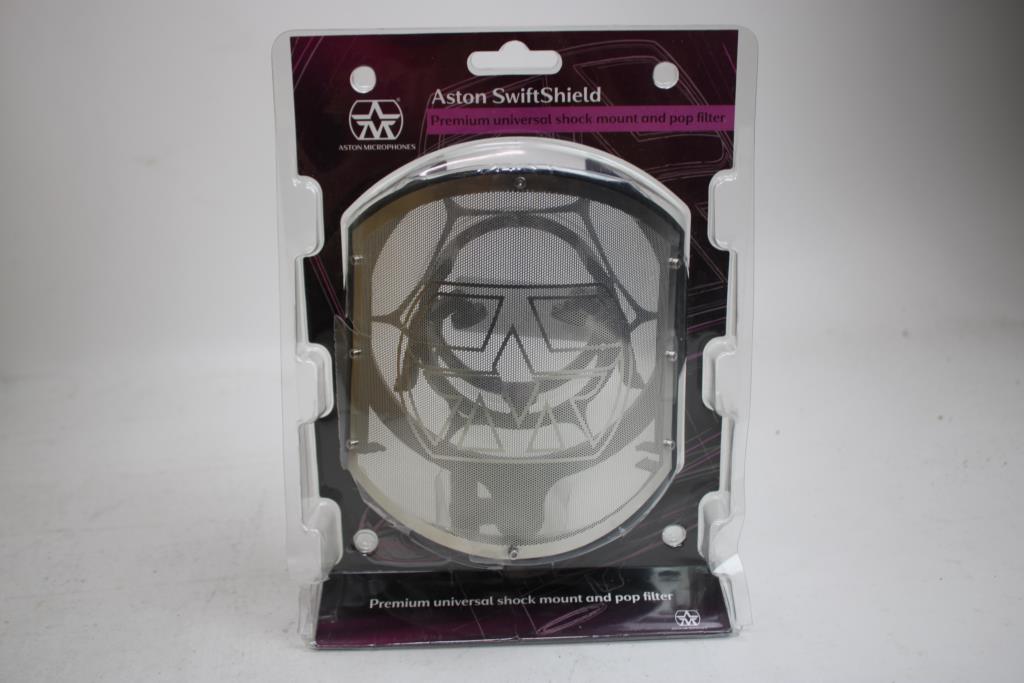 Aston SwiftShield Universal Shockmount And Pop Filter, Rockville Headphones, 2 Pieces