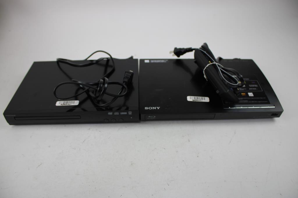 ASUS Blu-Ray Burner, Insignia DVD Player, Sony Blu-Ray Player, 3 Pieces