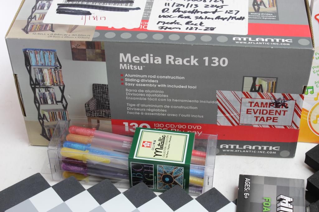 Atlantic Media Rack, Bright Stars Toy Bar, Minecraft Foam Sword+ More ...