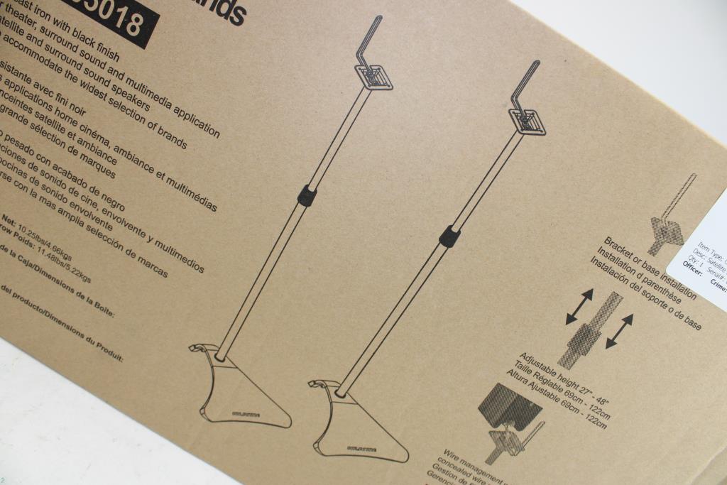 Atlantic Satellite Speaker Stands Property Room