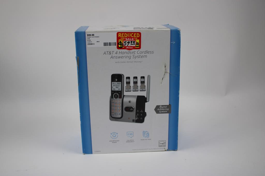 AT&T 4 Handset Cordless Answering System