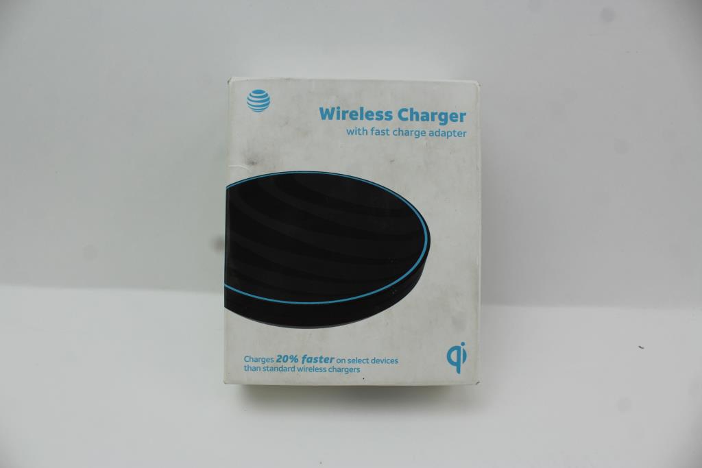 Att Wireless Charger W/Fast Charge Adapter | Property Room