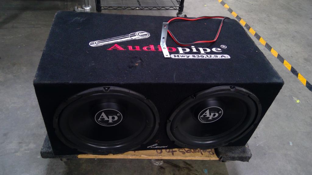 Audiopipe Dual 12" Car Audio Subwoofer Speakers With Renegade 850W Mono Amplifier