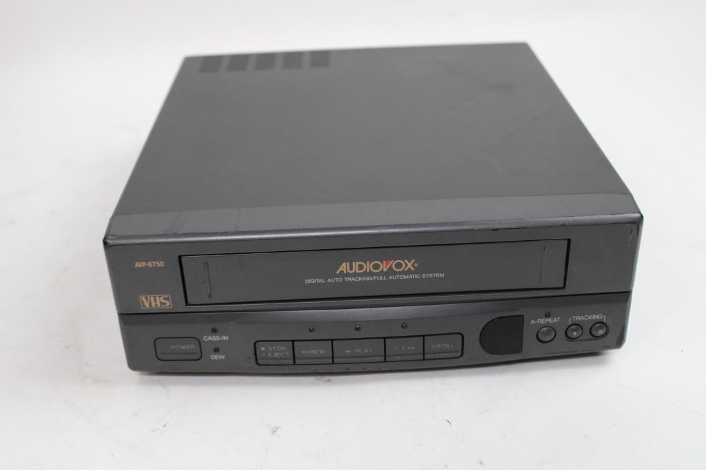 Audiovox VHS Player, Nikon Coolpix P50, Sony Cyber-Shot Digital Cameras, 3 Pieces