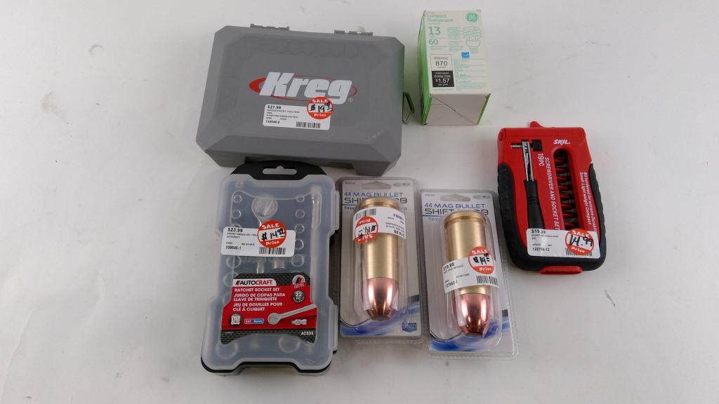 Autocraft Ratchet Socket Set And More 5+ Pieces