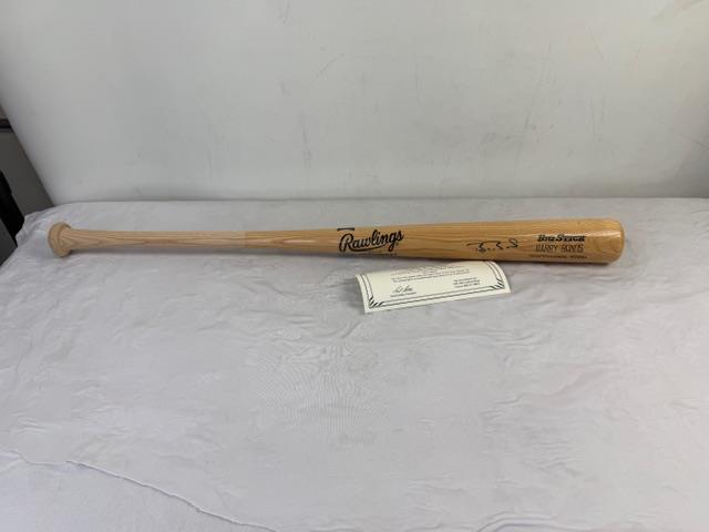 Autographed Barry Bonds Baseball Bat With COA