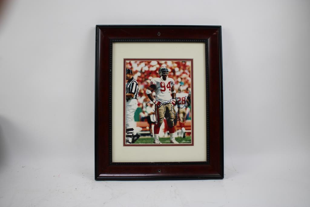 Autographed Framed 8x10 Photo Dana Stubblefield