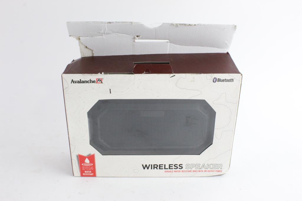 avalanche water resistant speaker ipx4