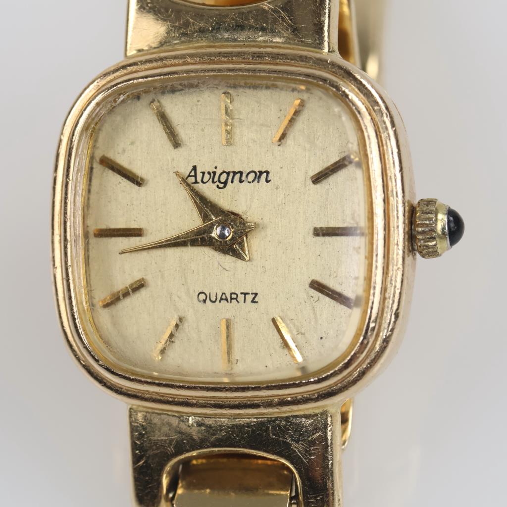 Avignon 14kt Gold Dress Watch