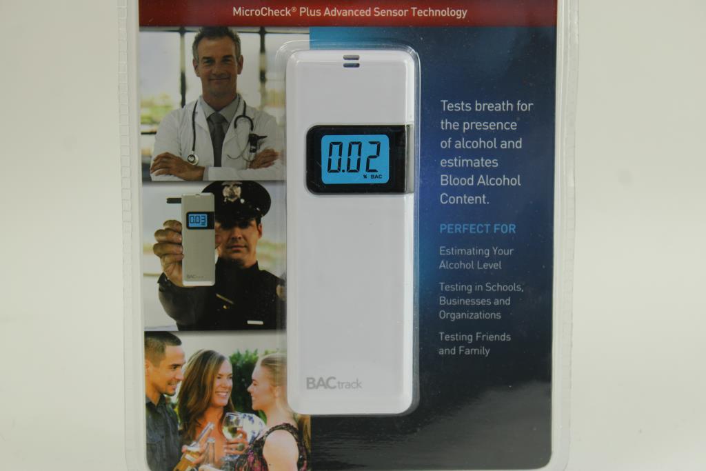 BAC Track Breath Alcohol Tester T60 Breathalyzer Property Room