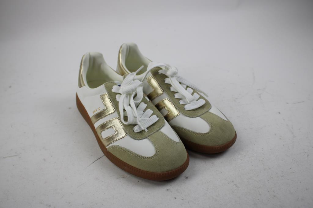 Back 70 Streetwear Cloud In Gold Sneakers, Women's Size 7