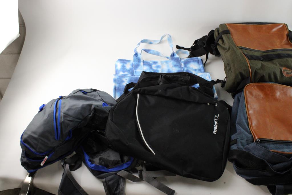 Backpacks & Bags Lots, 6+ Pieces Property Room