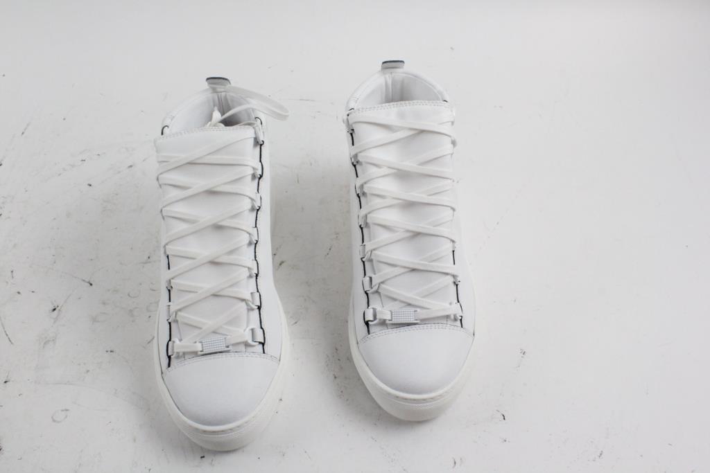 balenciaga high top arena white