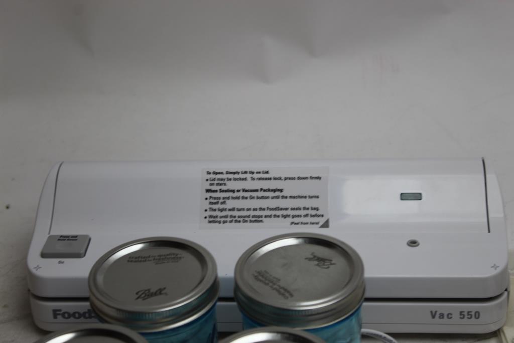 Ball Mason Jars, FoodSaver Vacuum Sealer And More Property Room