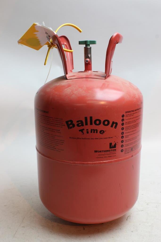 Balloon Time Empty Helium Tank Property Room